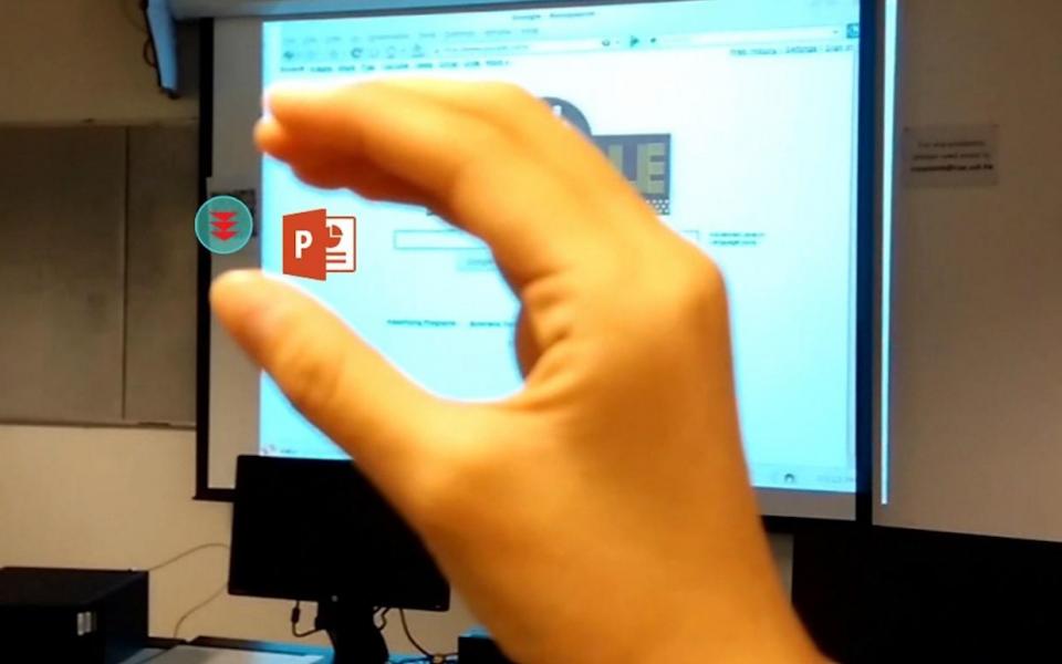 Ubii allows users to interact with several smart devices using simple hand gestures, such as transferring files among computers or sending the file to the printer remotely with a dragging hand gesture.