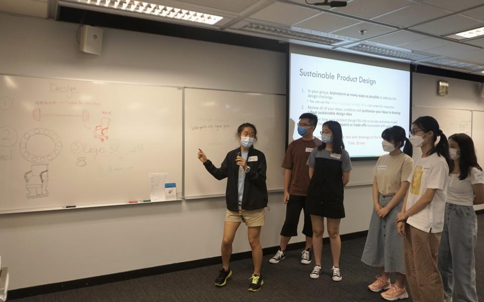 Selected high school students were invited to join a half-day Sustainability Game Workshop held by Environmental Management and Technology (EVMT) on 8 July 2022. 