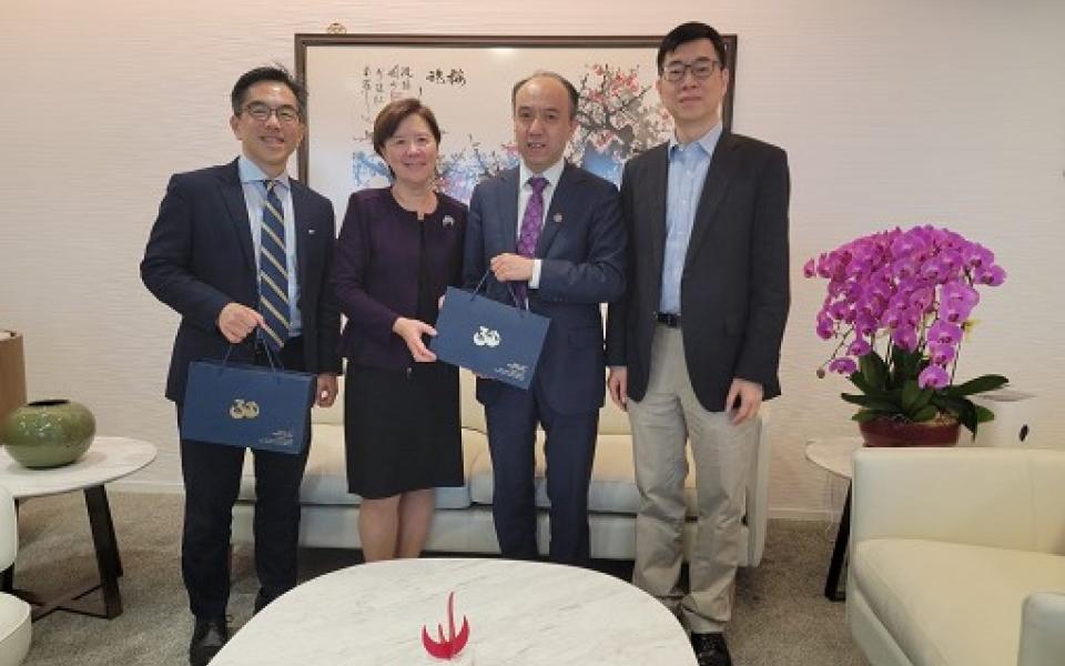 Vice President of Tsinghua University and Founding Head of Tsinghua Medicine visits HKUST