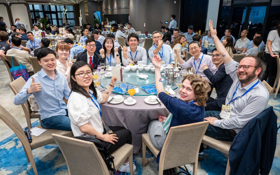 Conference speakers from around the world joined the dinner.