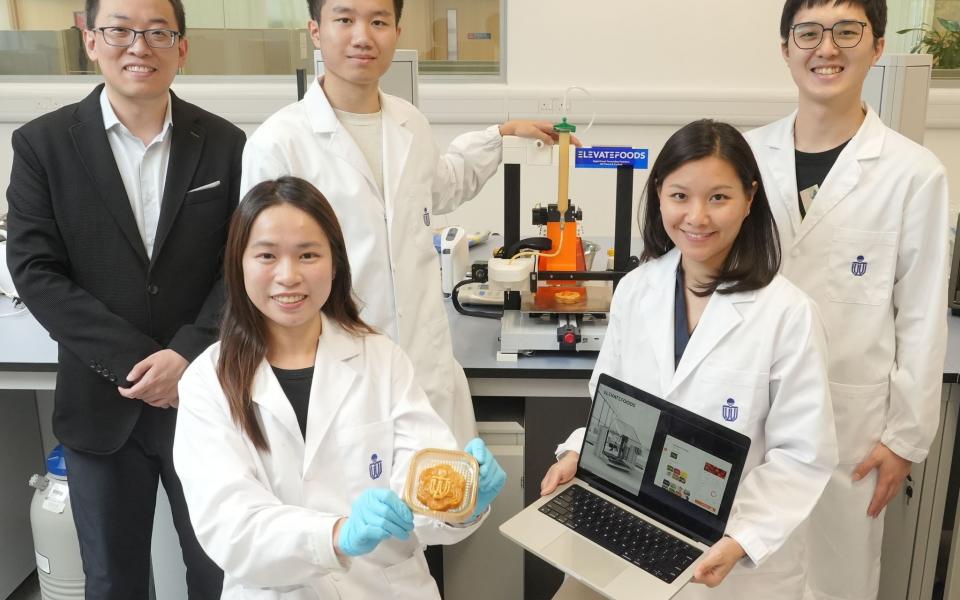 3D-printing Mooncakes with AI by ISD Postgraduate Students