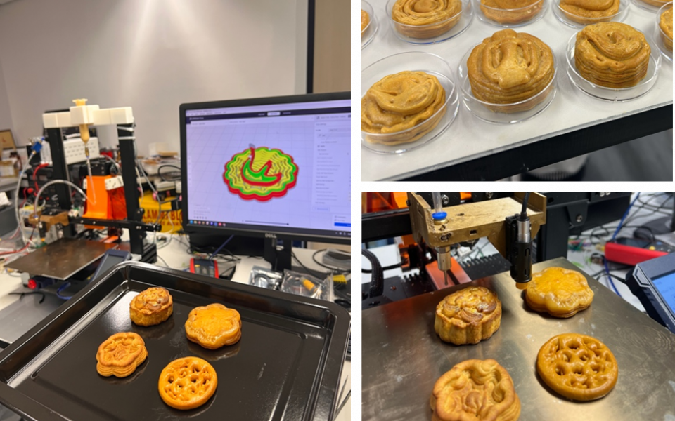 3D-printing Mooncakes with AI by ISD Postgraduate Students