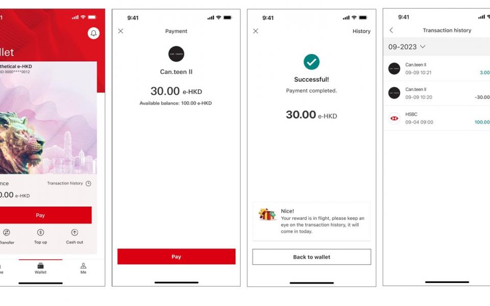 e-HKD Transaction Journey (Consumer’s view)