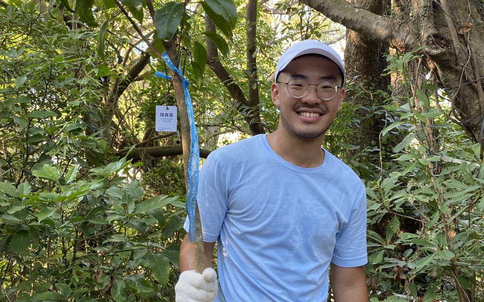 The university community took proactive measures to save the saplings.