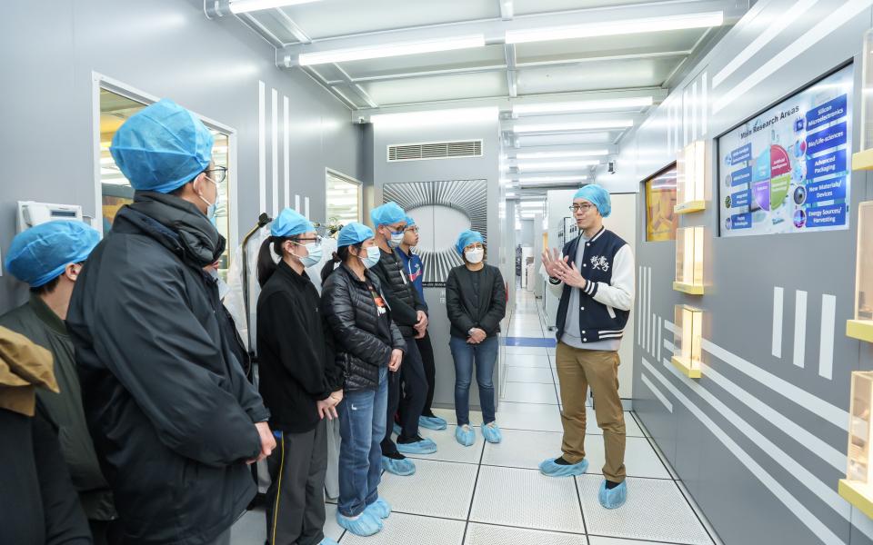 Participants visited the Nanosystem Fabrication Facility.