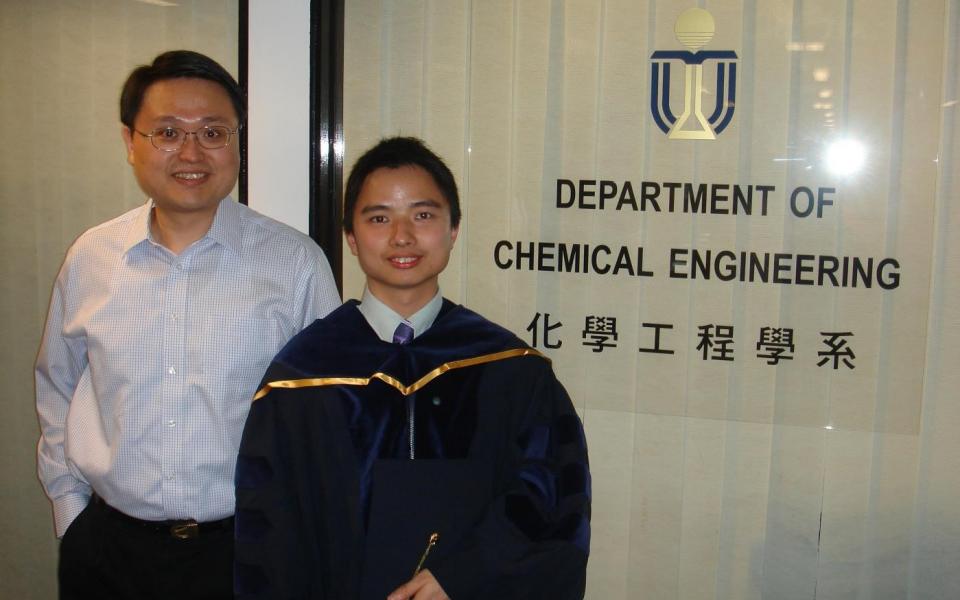 Dr. Louis Lam and his PhD co-supervisor Prof. Yeung King-Lun