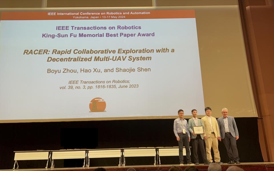 The award was presented at the IEEE International Conference on Robotics and Automation (ICRA) 2024, which took place in Yokohama, Japan on May 13-17, 2024.