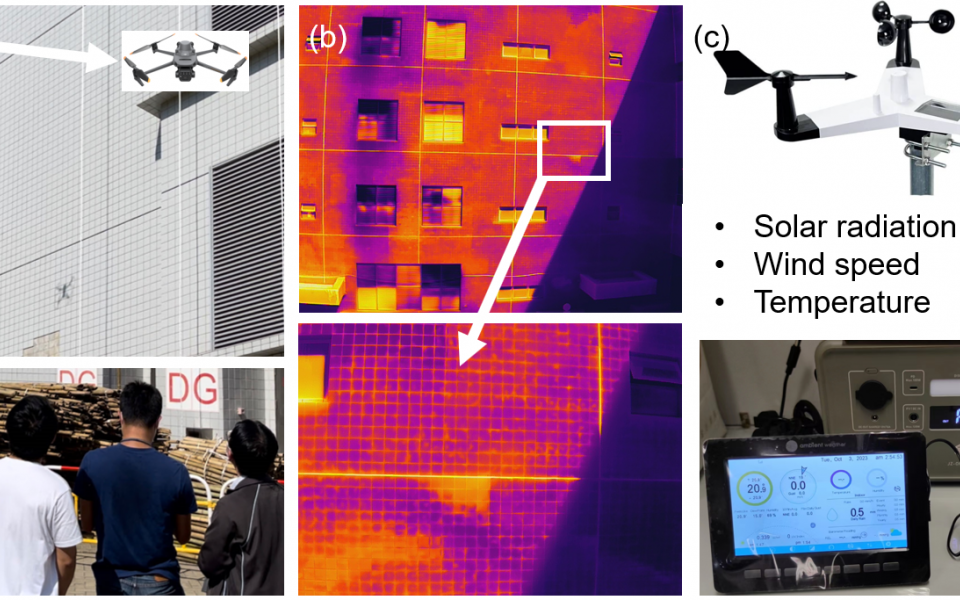 The project Engineering aims to improve the long-existing tile aging problem by introducing UAVs integrated with thermographic cameras in building façade inspection