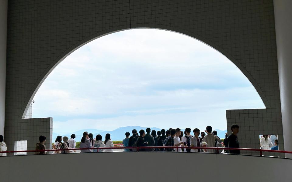 Busking performances in the mushroom area, where our students from diverse backgrounds shared their love of music. 