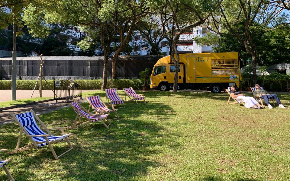 Following the successful trial run, the chairs have now found another home on the LG7 lawn, expanding the outdoor oasis for our community to enjoy.  