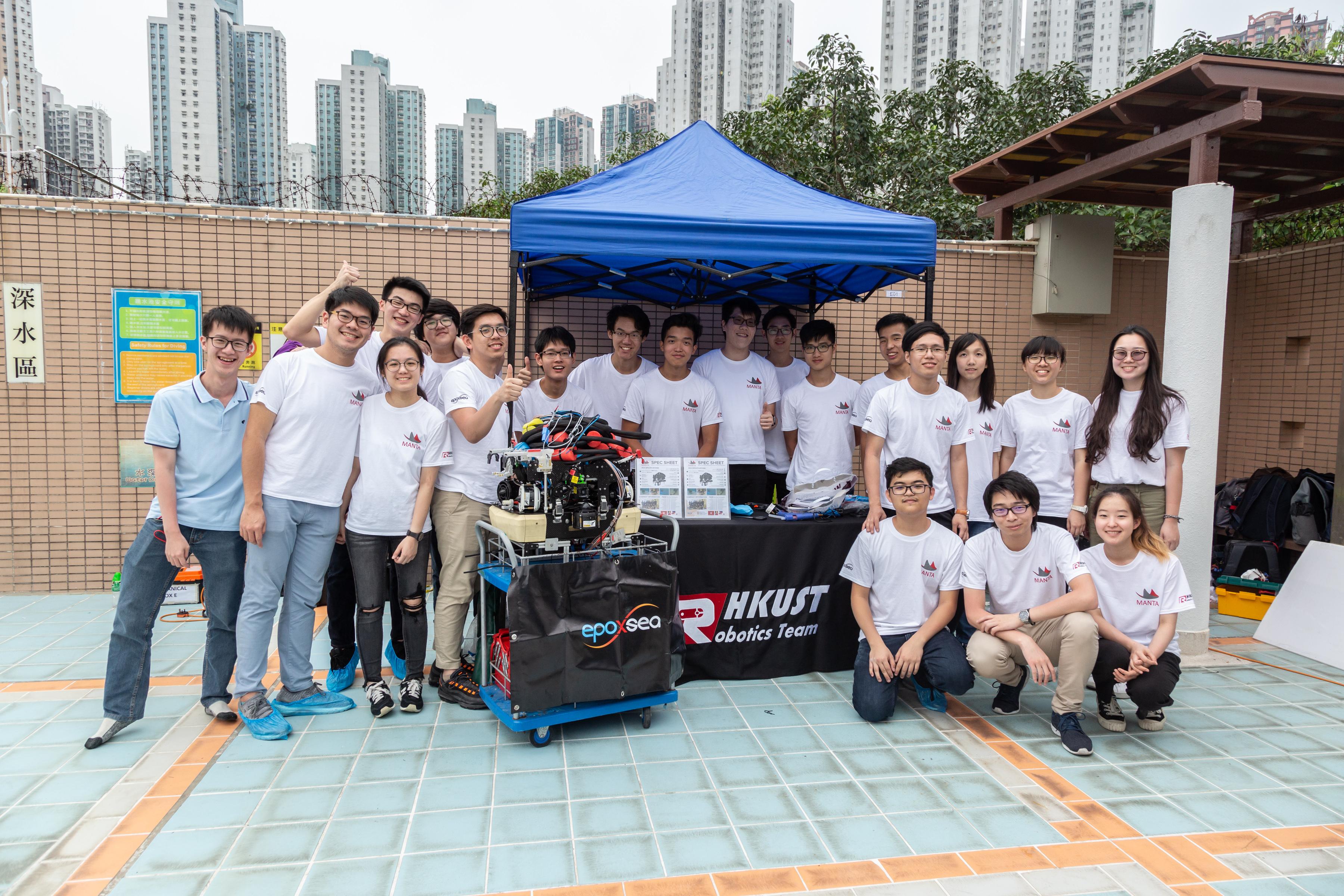 香港科技大學機械人競賽團隊於香港區水底機械人大賽九連冠