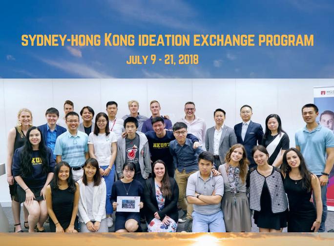 Sydney-Hong Kong Ideation Exchange Program is held fruitfully and successfully 