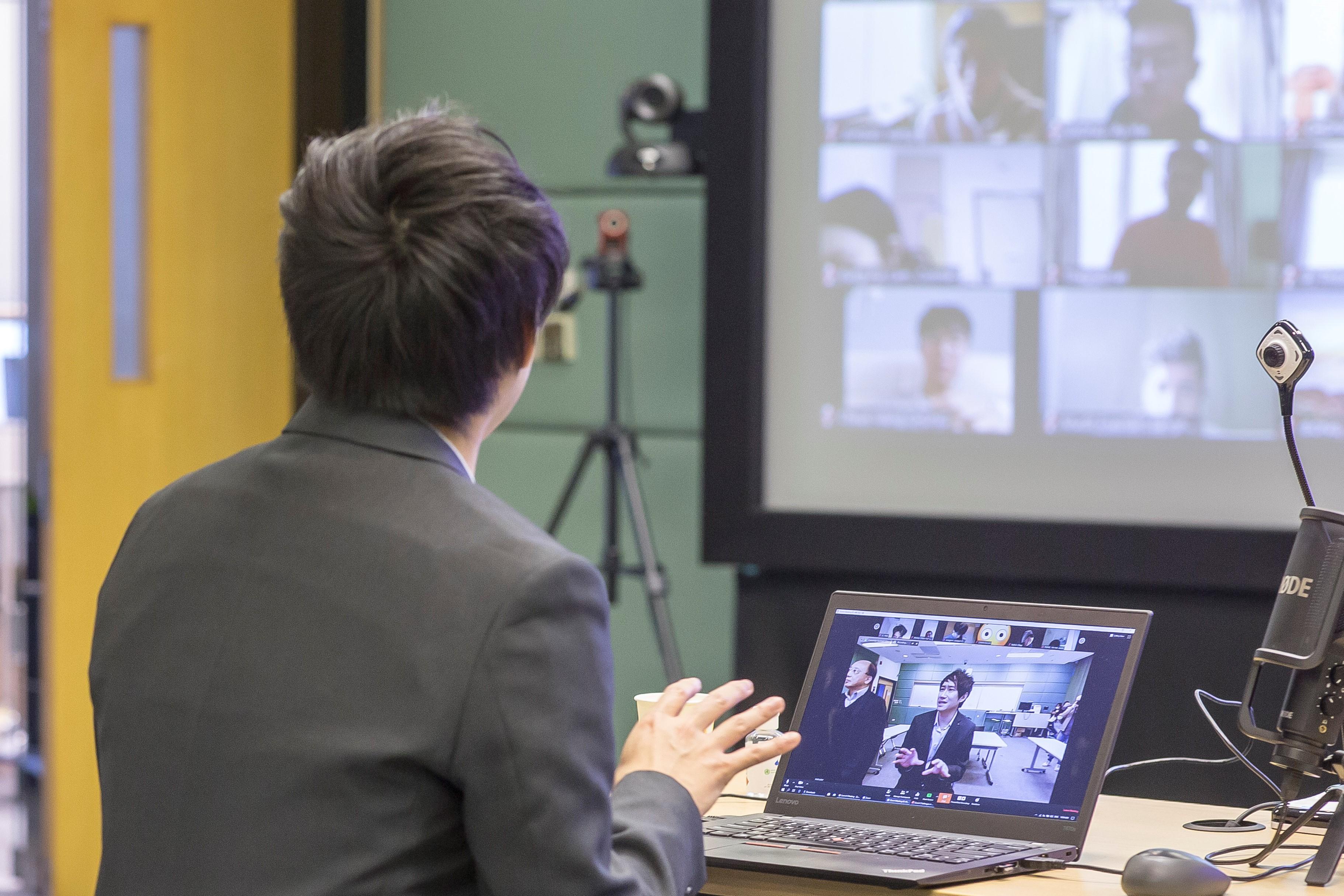 Multiple cameras have helped faculty deliver effective real-time interactive online teaching.