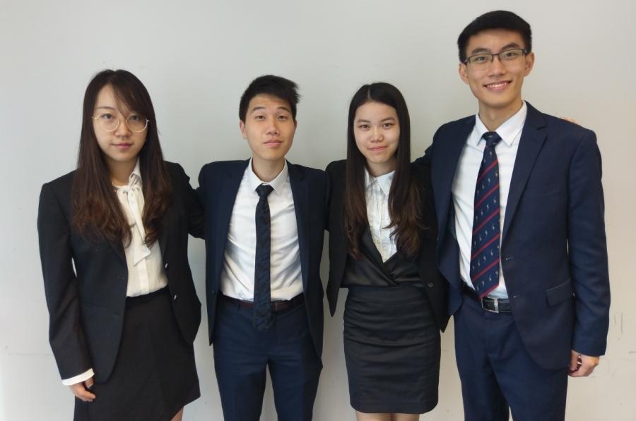 RMBI Students Won the Champion in the HSBC Financial Dialogue Series- FinTech Challenge 2017