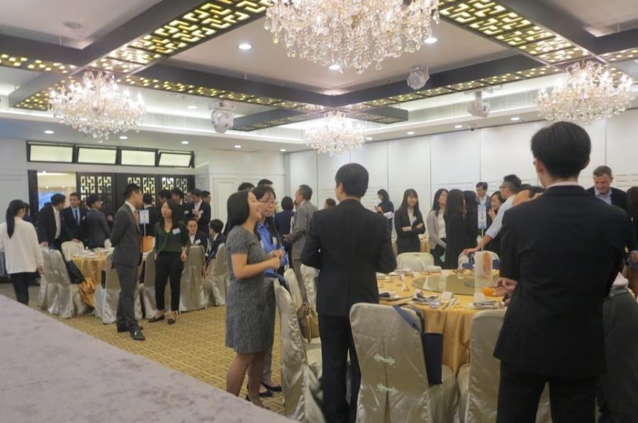 Around 80 mentors and students attended the Mentoring Dinner