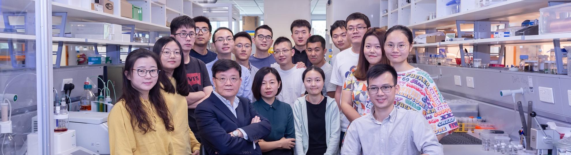 Prof. Zhao Tianshou with his research group