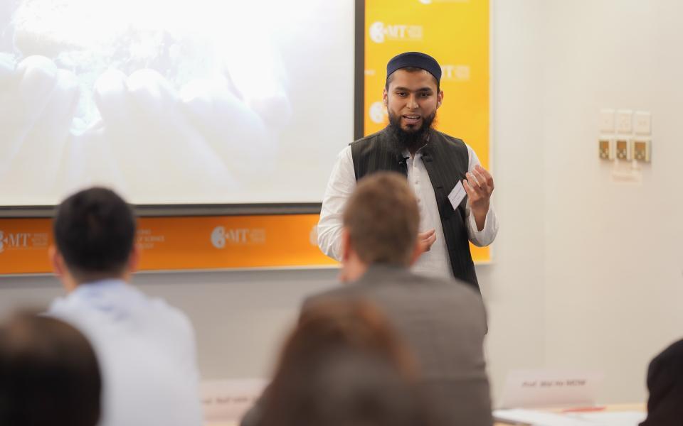 CBE PhD student, Usman Bin SHAHID, received the Champion Award and the People's Choice Award in the HKUST 3MT Competition 2023