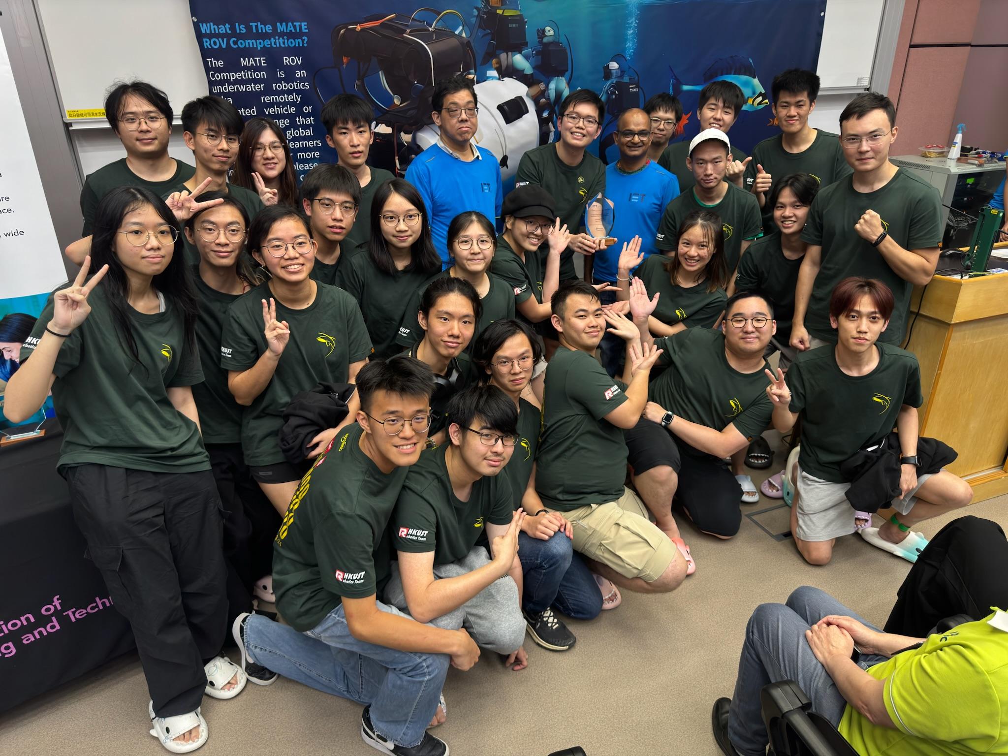 The HKUST ROV Team won their 12th straight championship in the Hong Kong Regional Contest of the MATE International ROV Competition since they joined in 2011. They will head for the international competition in the US this June.